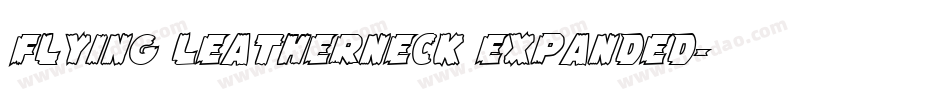 Flying Leatherneck Expanded字体转换